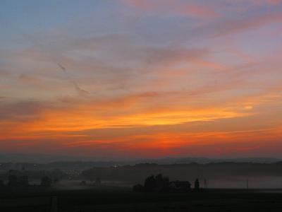 September  Sunrise in Fog