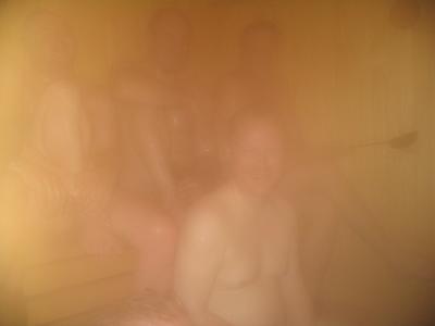 The boys in sauna
