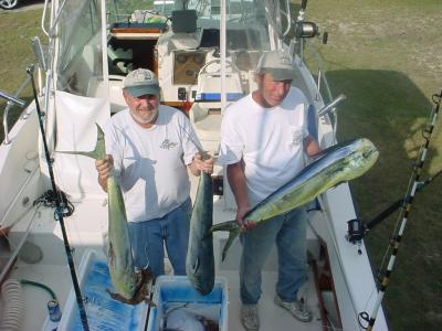 (5/30/04) Summer trip to Oregon Inlet produced some nice Dolphin
