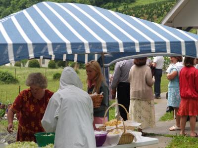 Gathering after church