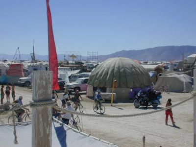 burning man 123 HOTD from roof