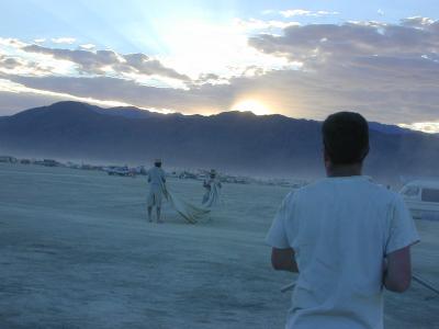 burning man 222 HOTD clean up