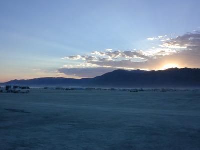 burning man 224 sunset tuesday september 7