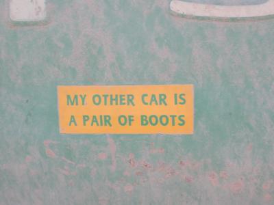 277 my other car is a pair of boots