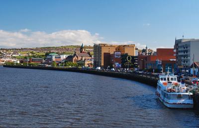 The Town of Derry on the River Foyle