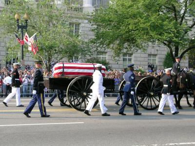 Ronald Reagan Procession 2004