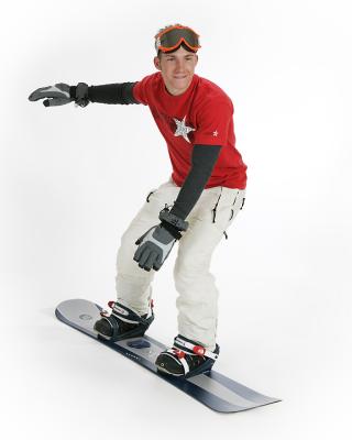 Luke's snowboard
