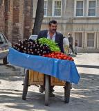 Vegetable vendor at Zeyrek