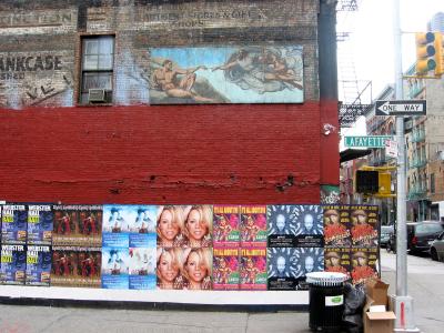 Sistine Mural at Intersection of Lafayette & Bond