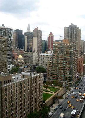 View from NYU Medical Center on 1st Avenue