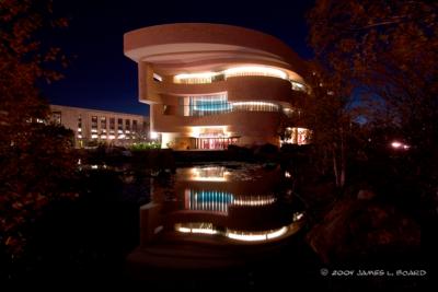The National Museum of the American Indian (at night)