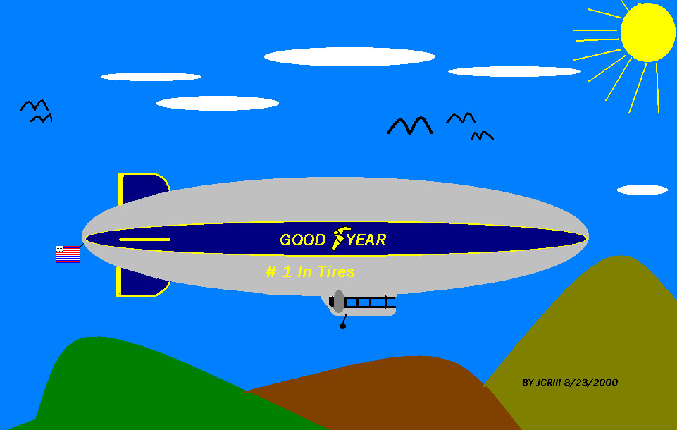 GOODYEAR BLIMP.