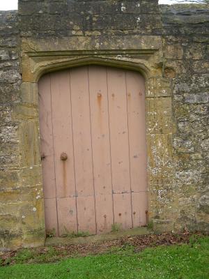 Sir Walter Raligh's door, sherborne, Cornwall