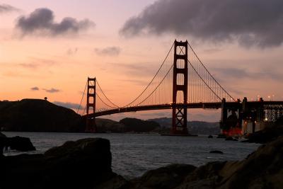 View from Baker Beach at Dusk
