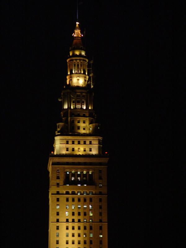 Terminal Tower at Night