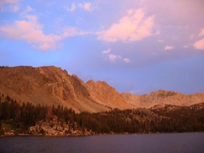 Purple Lake Sunset 7:54pm