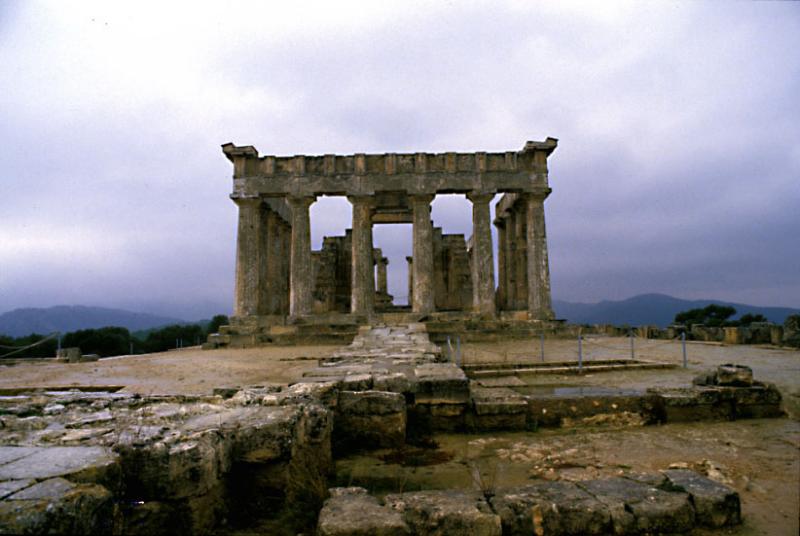 Exterior View, Temple Island of Aegina