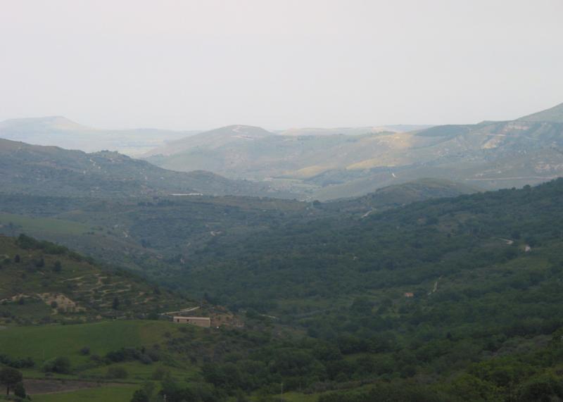 Looking out from Buccheri