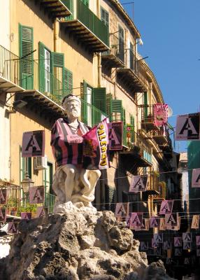 Garibaldi in the Palermo Soccer colors
