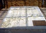 A plaster model of the site---Villa Casale.