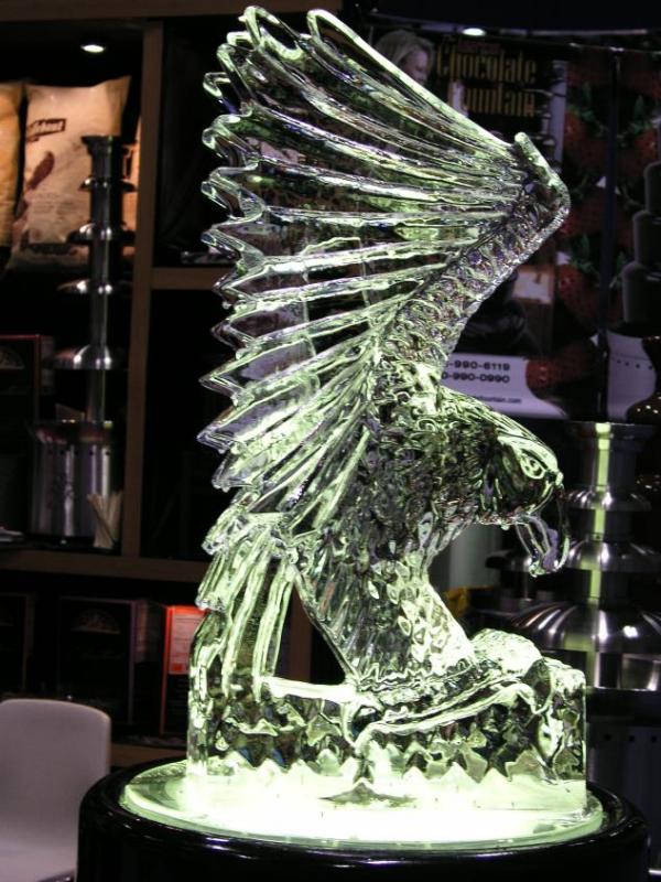 Eagle Ice Sculpture