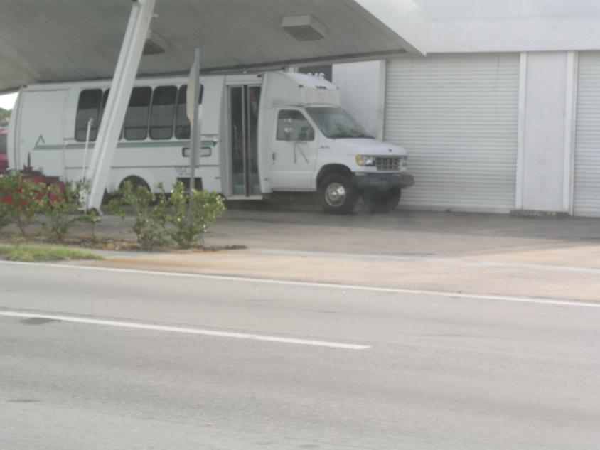 Crushed van on U.S. 1 in Melbourne