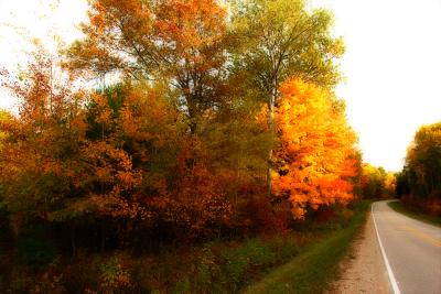 fall drive in michigan