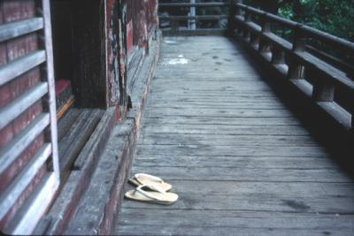 SANDALS AT TEMPLE