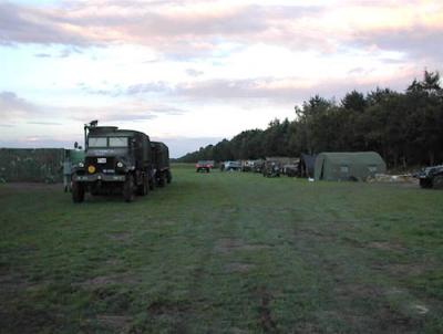 The far end of the camp
