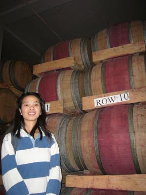 ZH with Wine Maturing Barrels...