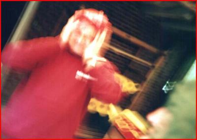The boss going mad.