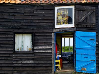 Walberswick blue door by Jonathan Slack