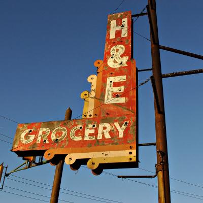 H&E Sign