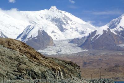 Konger Peak with Glacier - Elevation 7719m.