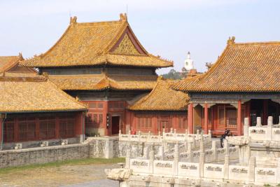 Forbidden City - Beihai Park in background