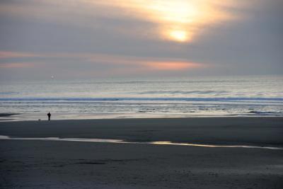Sunset at Lincoln City, Oregon