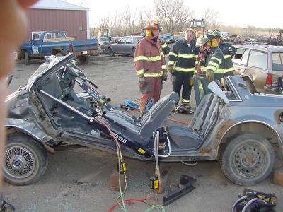 Rescue practice April 28, 2002