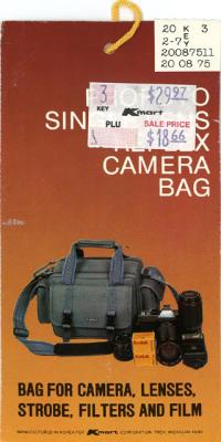 First Camera Bag for Pentax