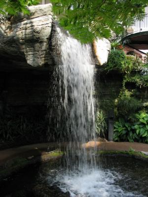 Opryland private waterfall
