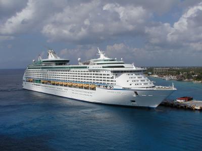 Royal Caribbean's Explorer of the Seas at Cozumel.