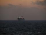 The Carnivals Sensation at sunrise approaching Cozumel, Mexico