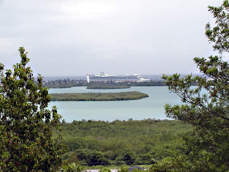 The Caribbean Princess in Montego Bay, Jamaica