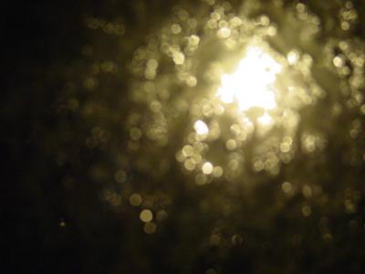 rain in the middle rearview mirror