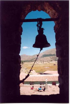 View from the church tower of Raqchi