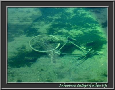 Submarines vestiges of urban life