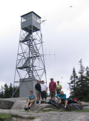 Those aren't helicopters in the sky!!  How nice of the other hiker to put up with the bugs and take some photos for us.