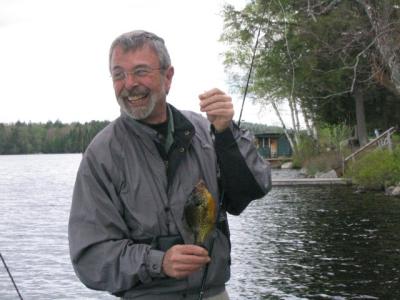 One fisherman was successful!