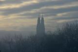 Misty morning over Hgalidskyrkan