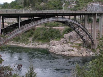 The new highway bridge.