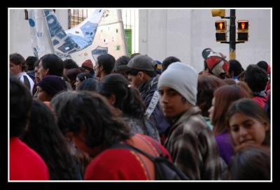 Demonstration in front of Casa Rosada